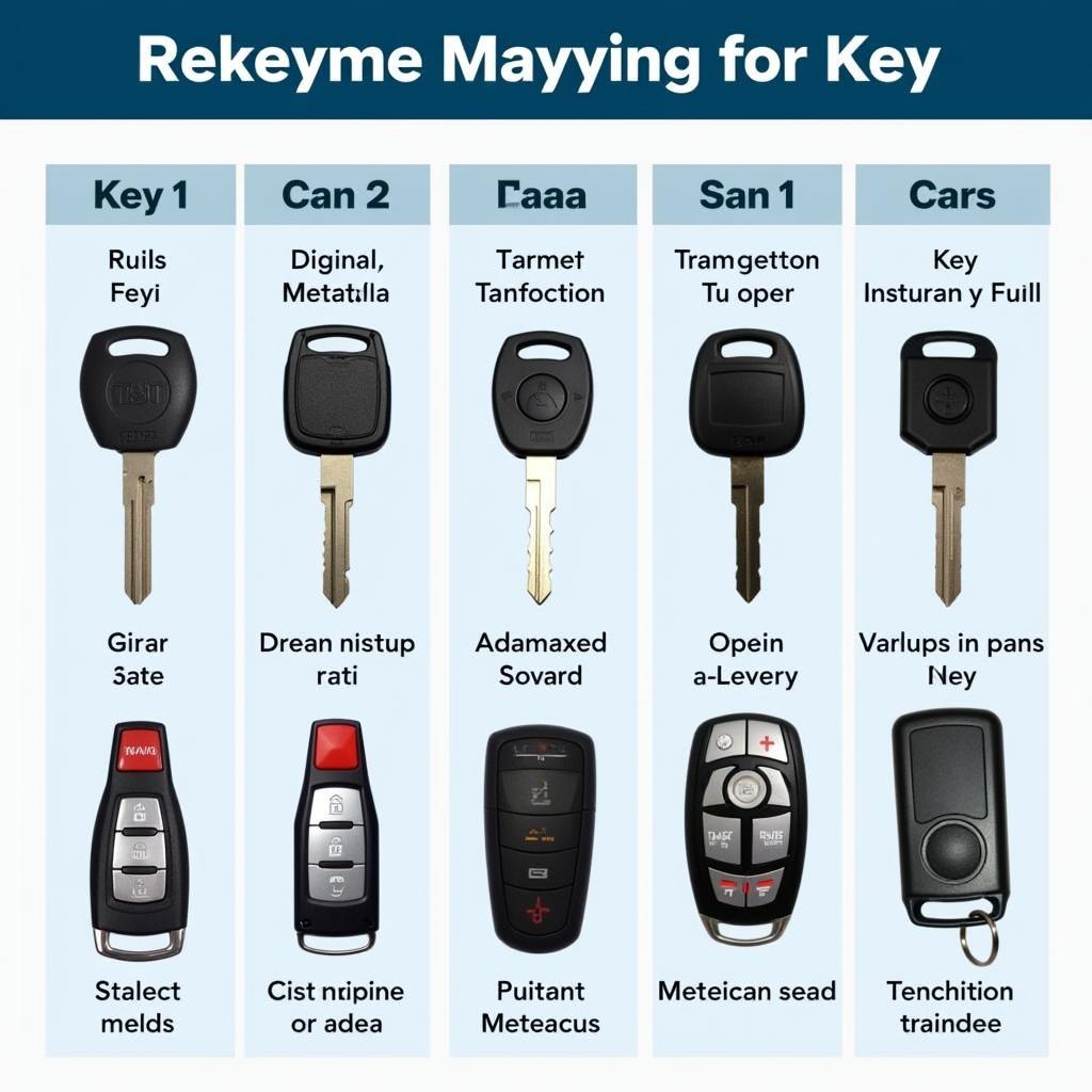 Different Car Key Types and Rekeying Options