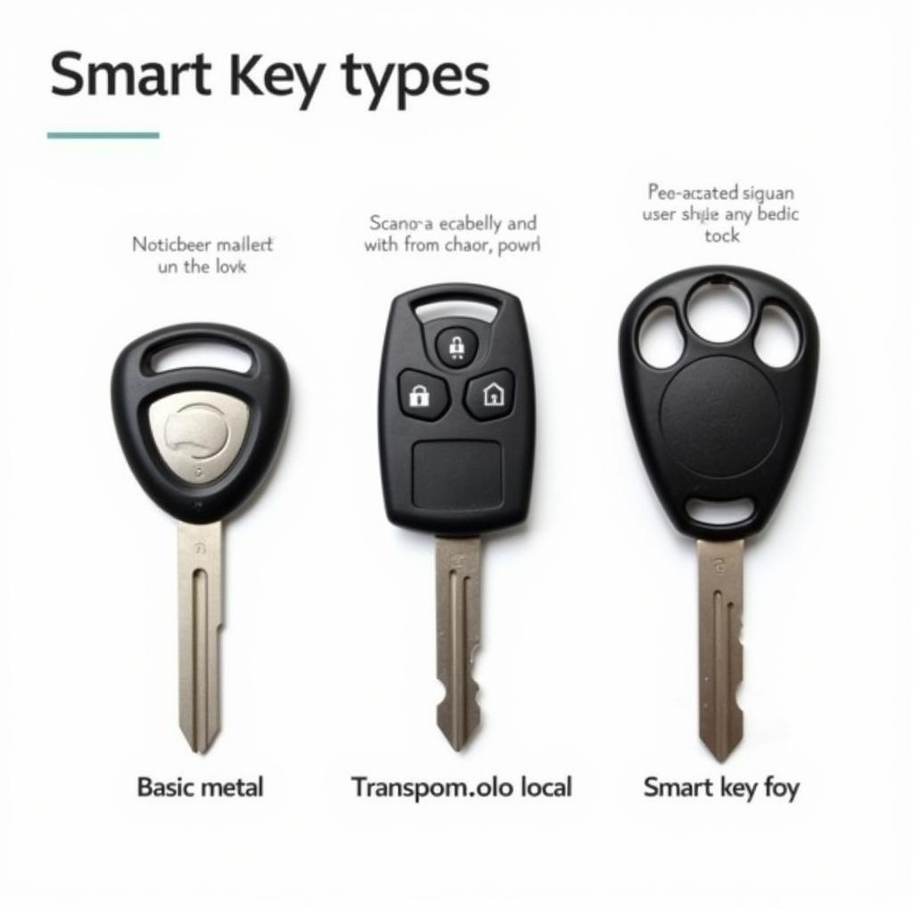 Car Key Types in Houston