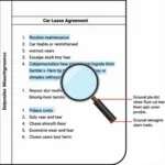 Car Lease Service Agreement