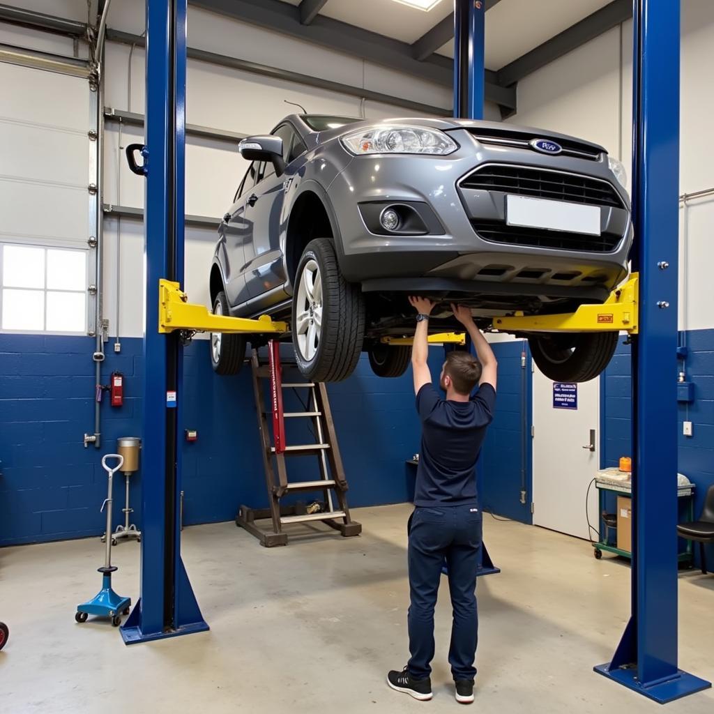 Car Lift and Handling Equipment for Efficient Service