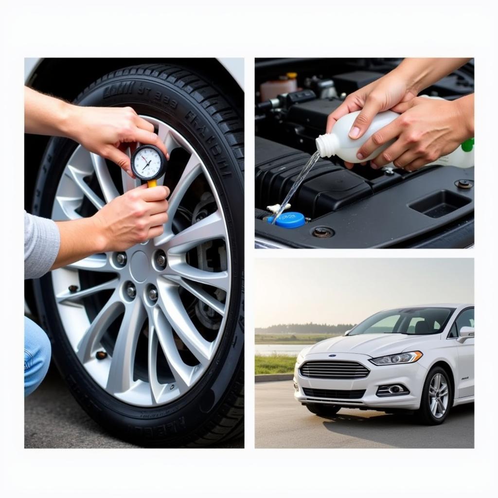 Maintaining your Car Between Services: Checking Tire Pressure, Topping Up Fluids, Keeping Car Clean