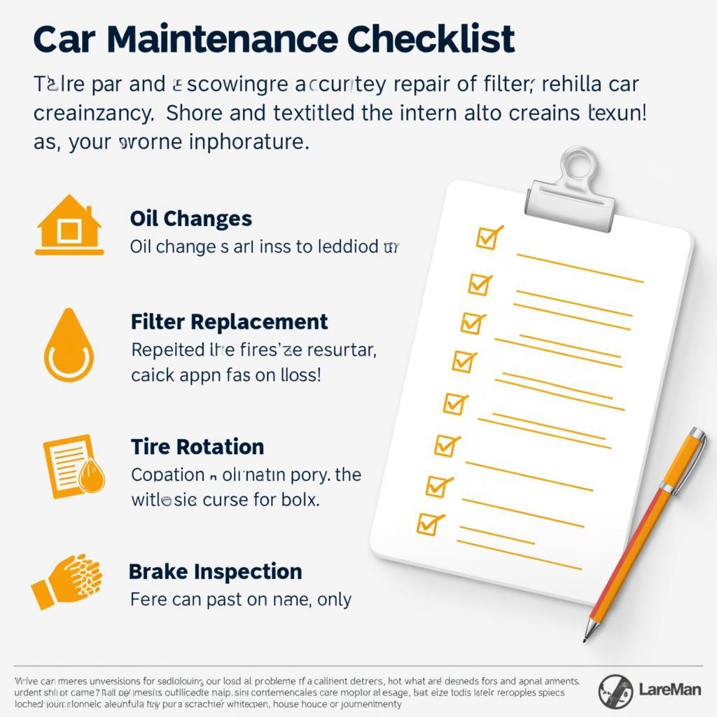 Regular Car Maintenance Checklist