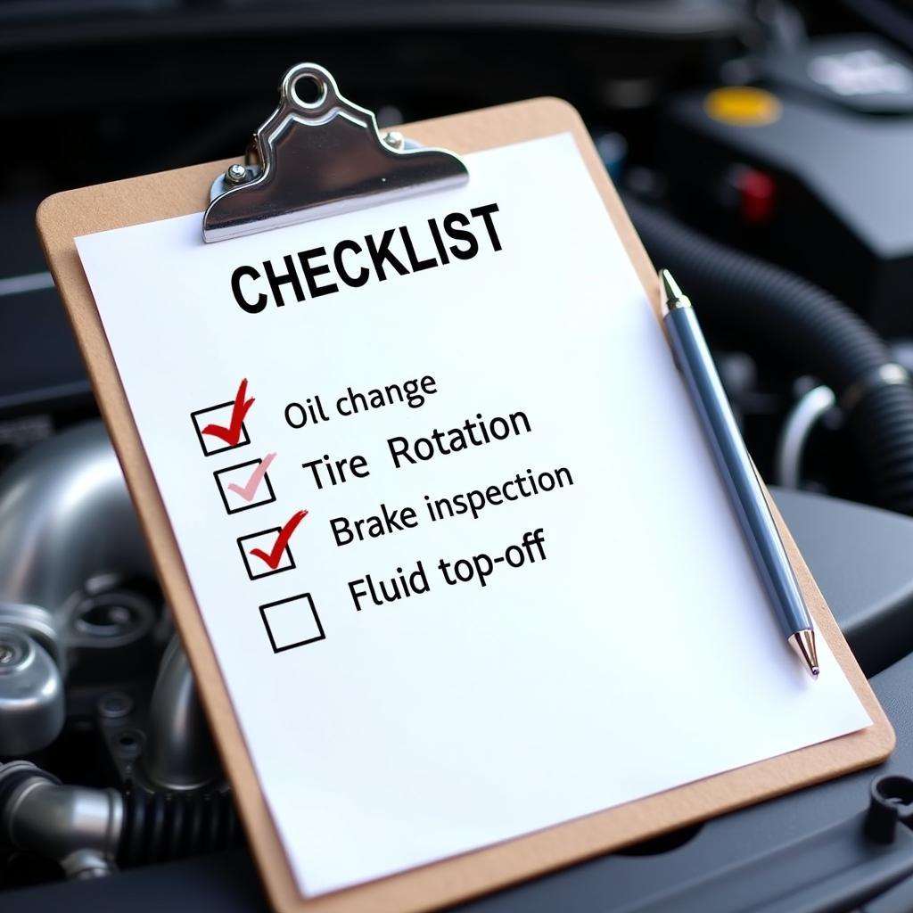 Car Maintenance Checklist