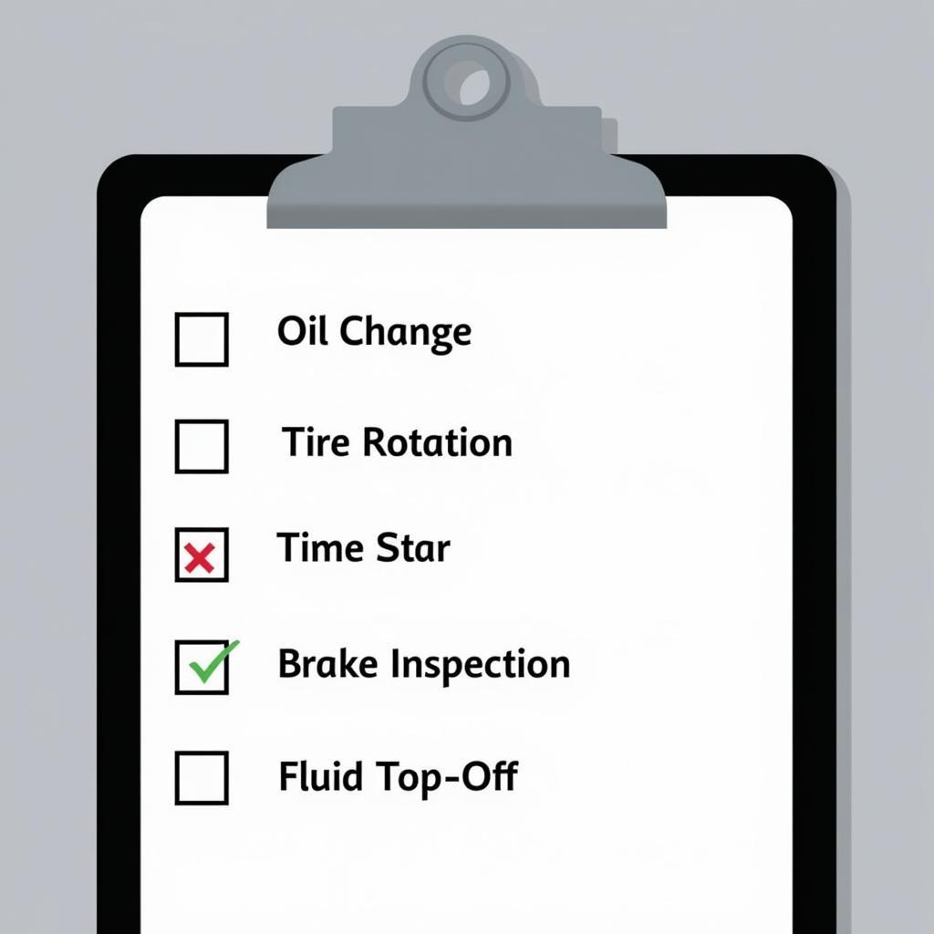 Car Maintenance Checklist