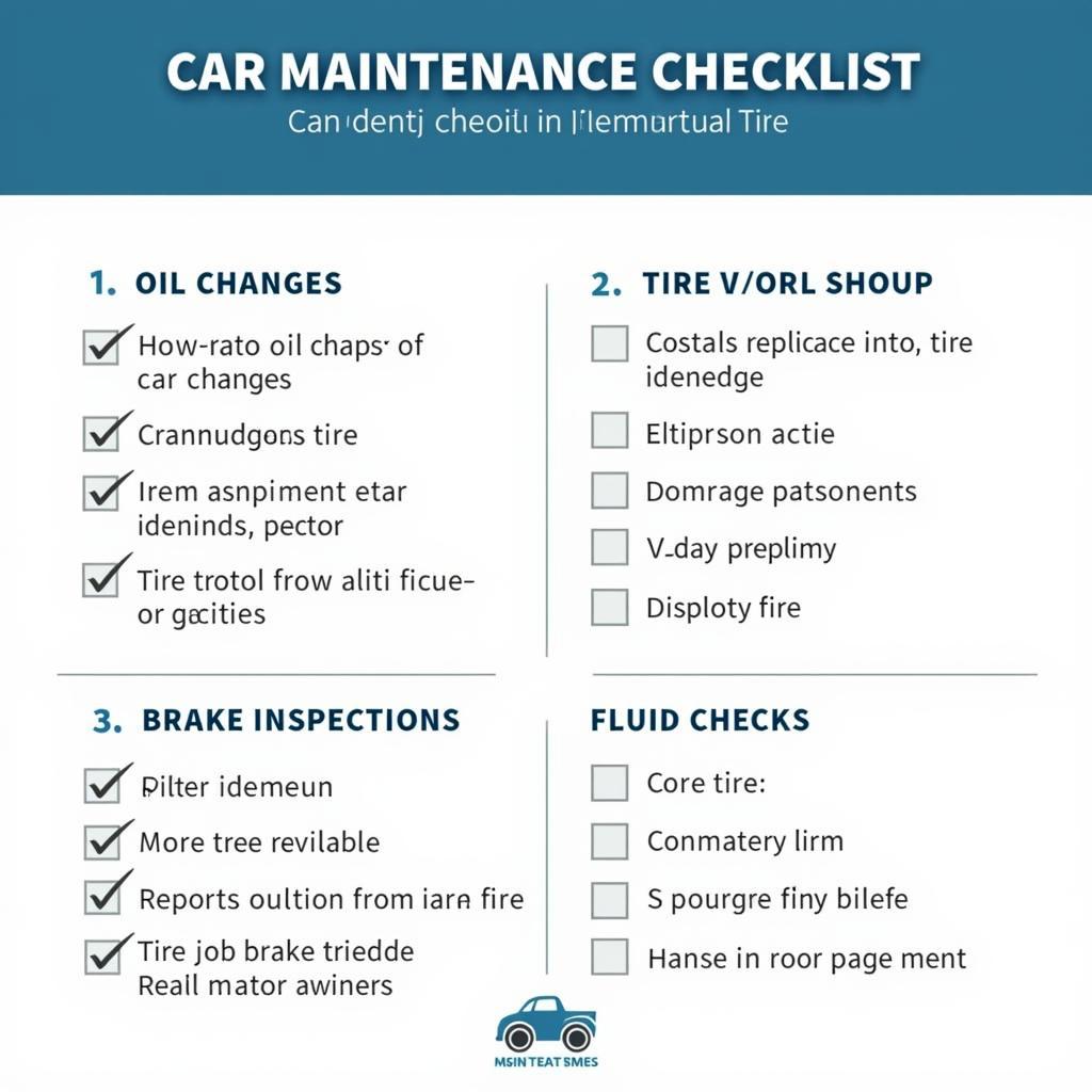 Car Maintenance Checklist