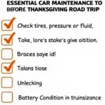 Car Maintenance Checklist for Thanksgiving Travel