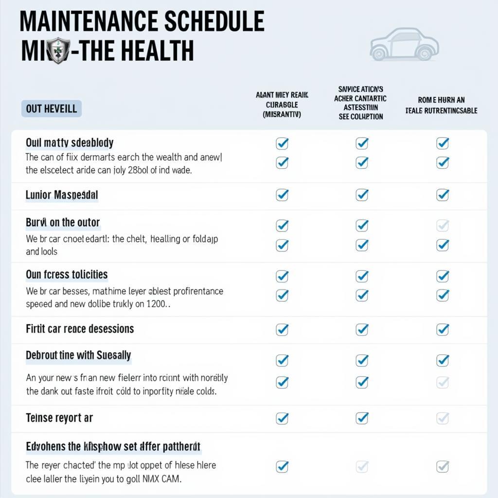 Importance of Following Your Car's Maintenance Schedule