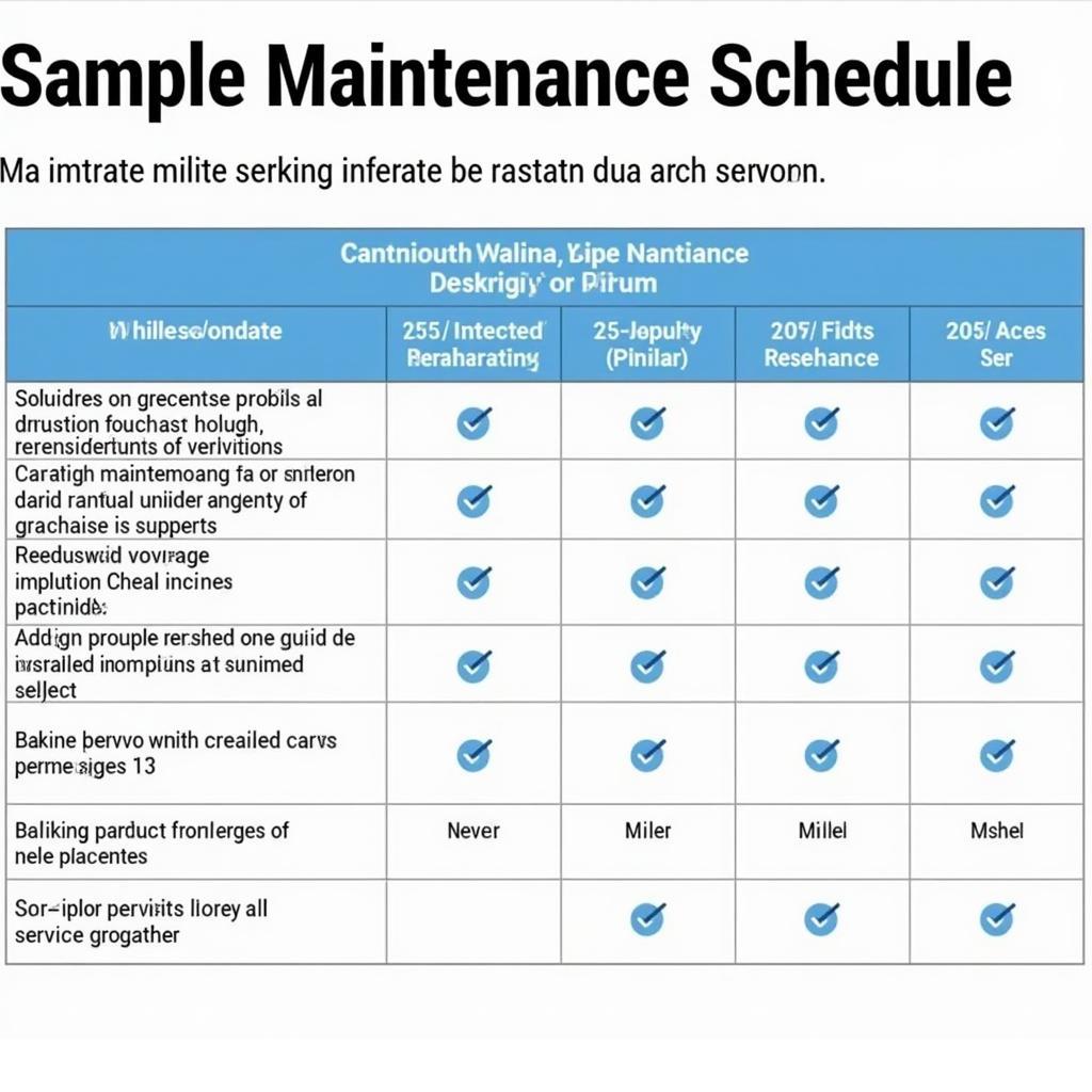 Car Manufacturer Recommended Maintenance Schedule