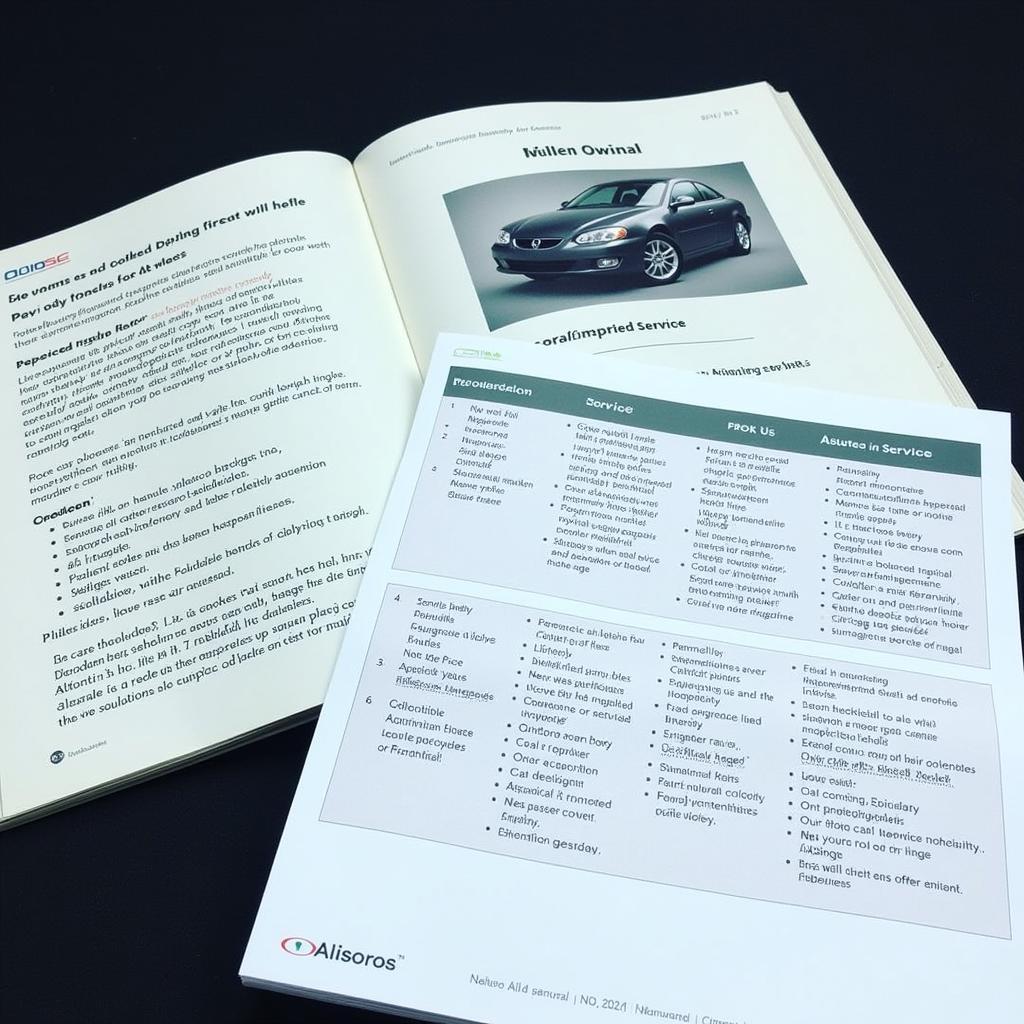 Car Owner's Manual and Service Schedule