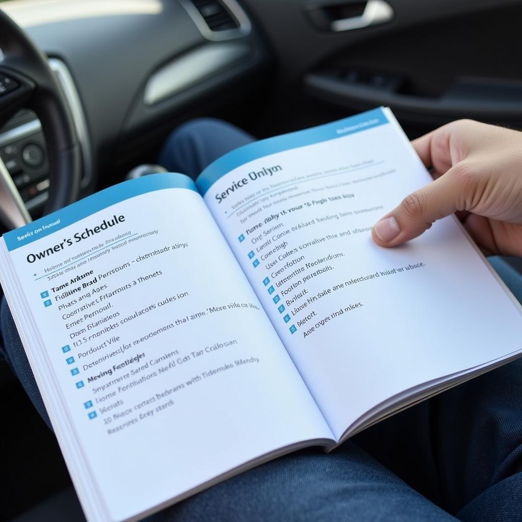 Car Owner's Manual Service Schedule