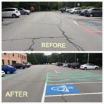 Car Park Before and After Painting