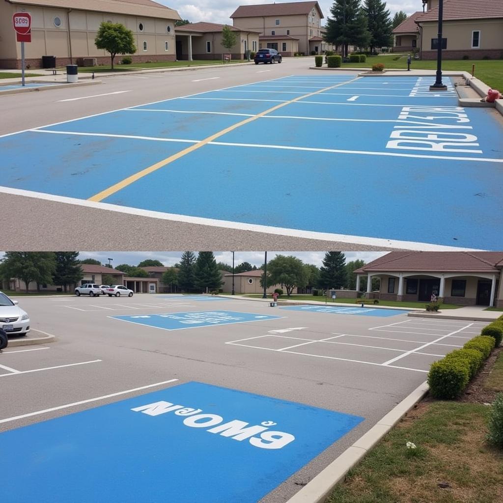 Completed Car Park Painting Project