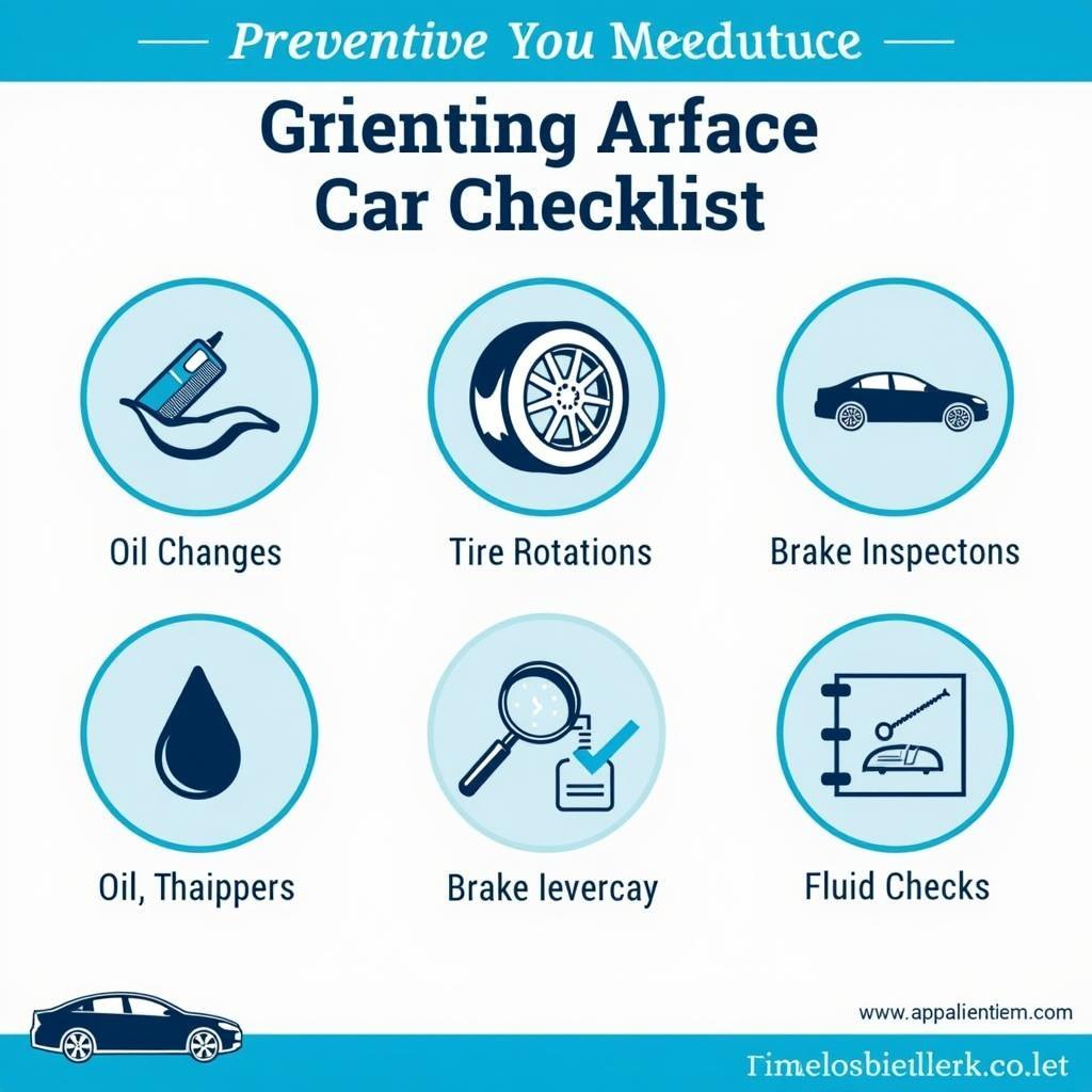 Preventative Car Maintenance Checklist