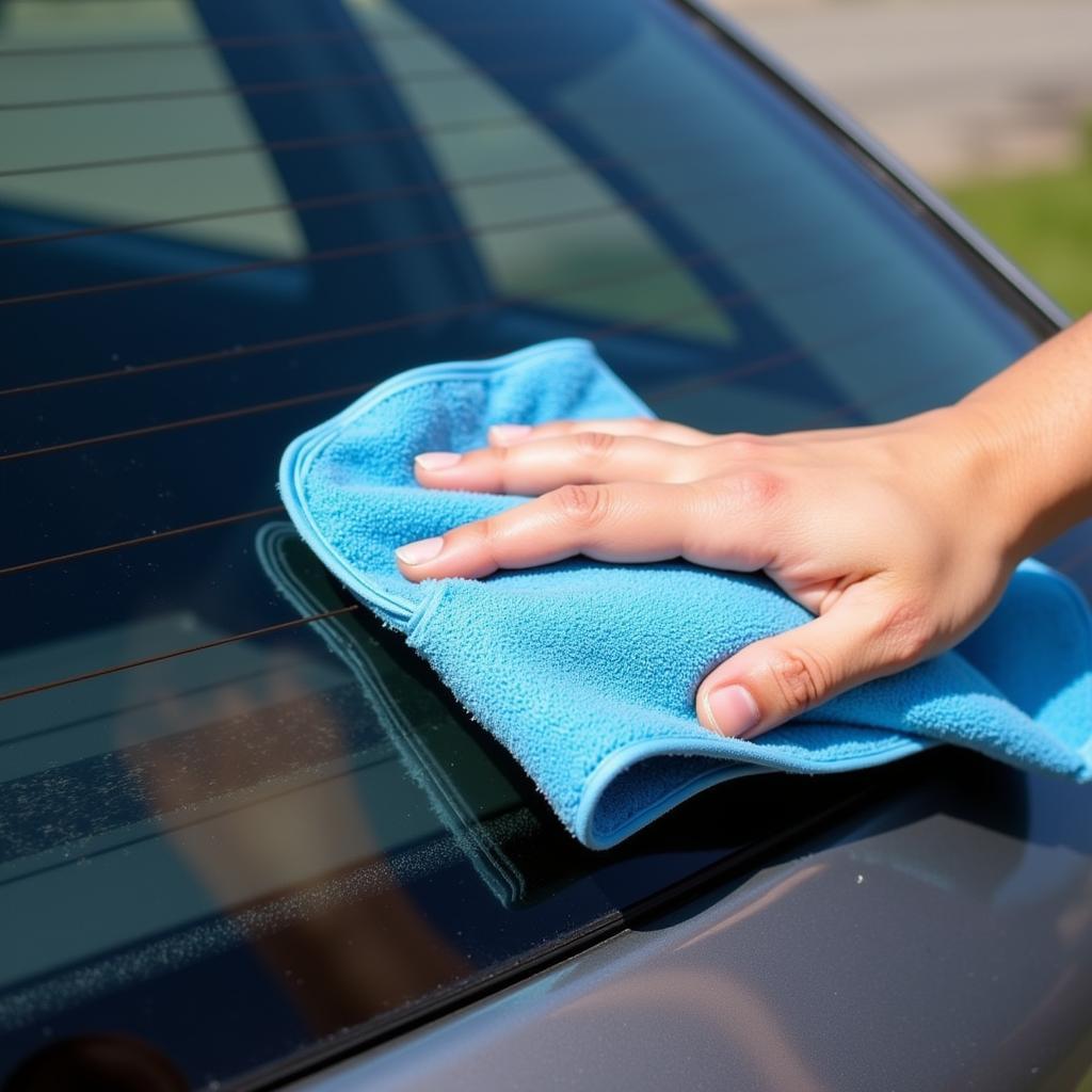 Cleaning and Maintaining Car Rear Glass in Providence