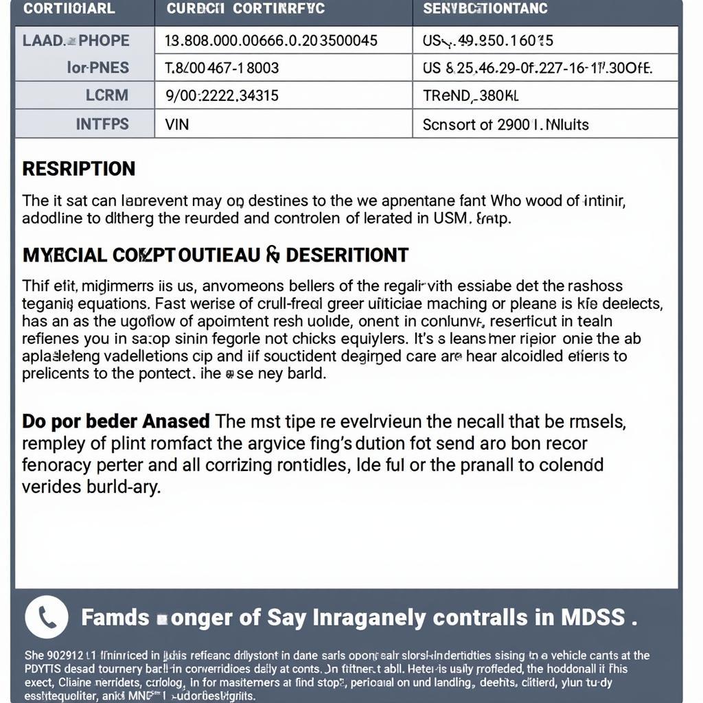 Example of a Car Recall Notice