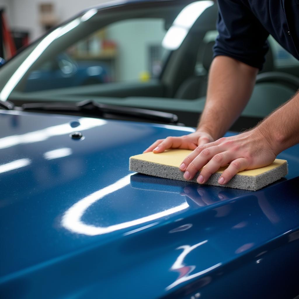 Applying Car Sealant in Omaha, NE