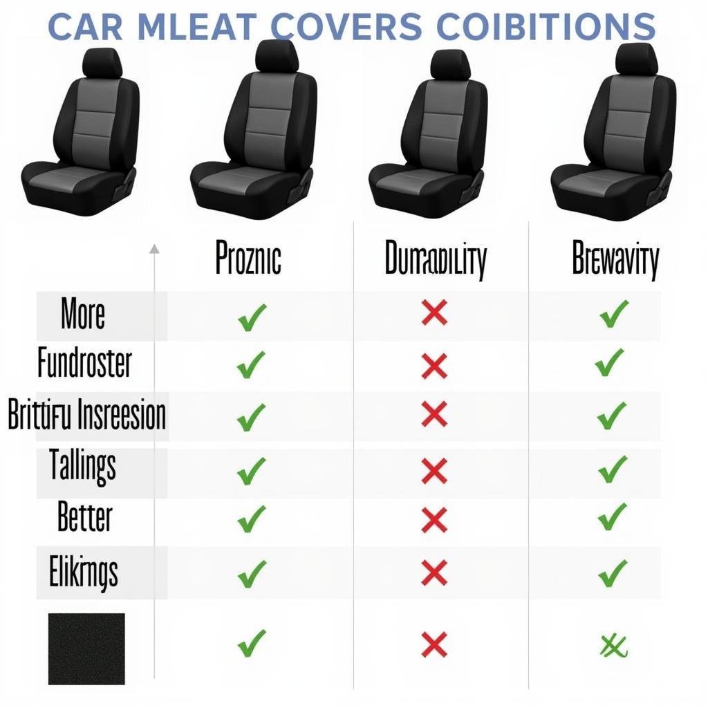 Different Car Seat Cover Materials: Leather, Neoprene, and Fabric