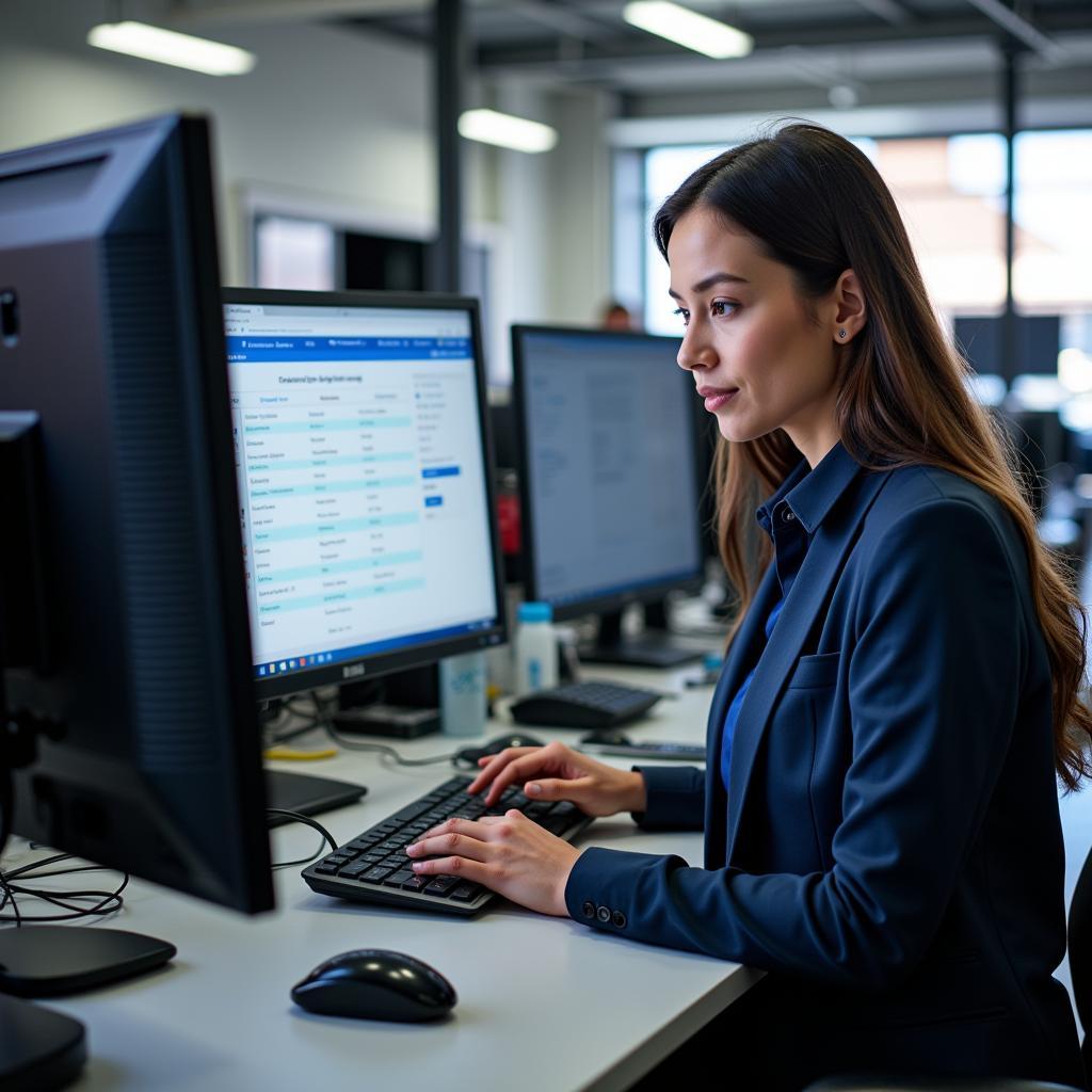 Car Service Advisor Using Computer