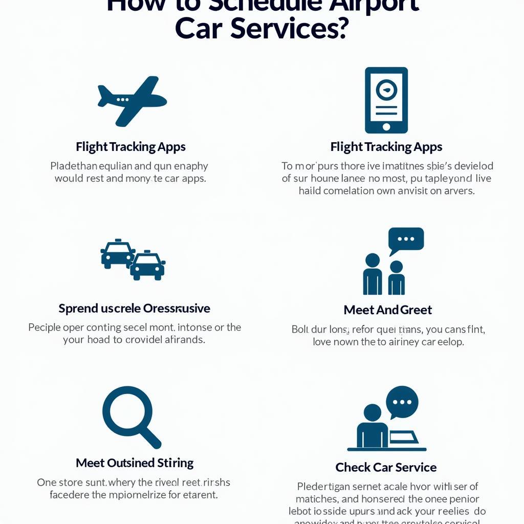 Car Service Airport Arrival Tips Visual Guide