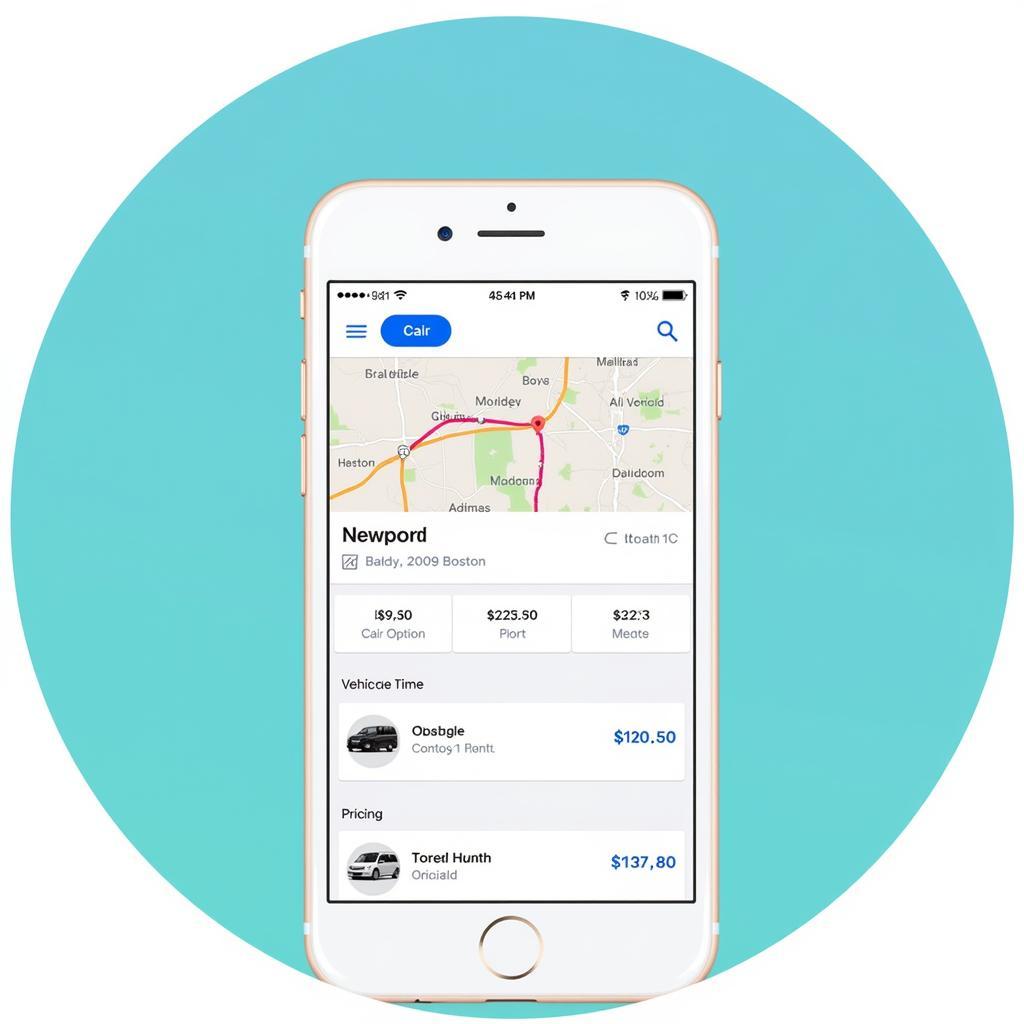 Booking a Car Service via Mobile App