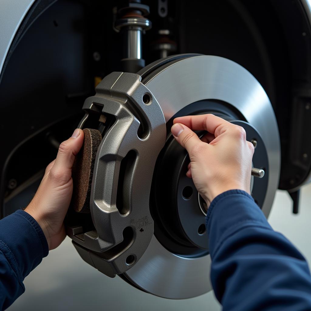 Car Service Brake Inspection