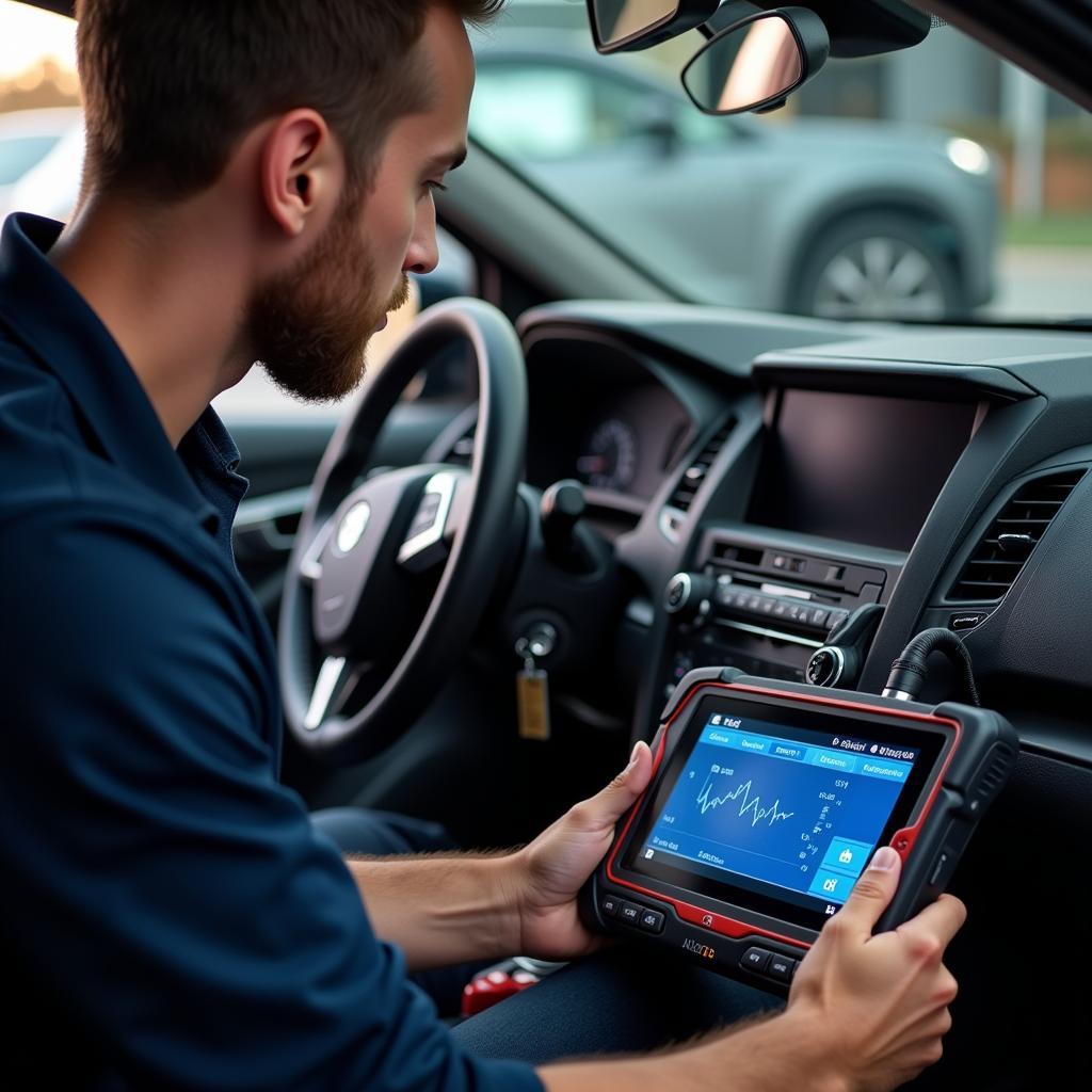 Diagnostic Scan at a Caroline Springs Car Service