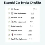 Car Service Checklist