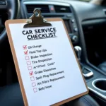 Car Service Checklist