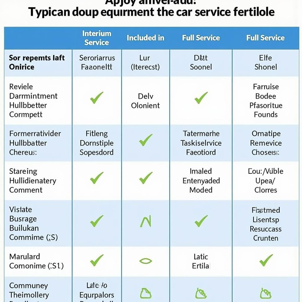 Car Service Checklist in Ireland