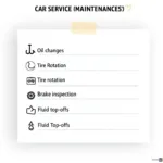 Car Service Checklist