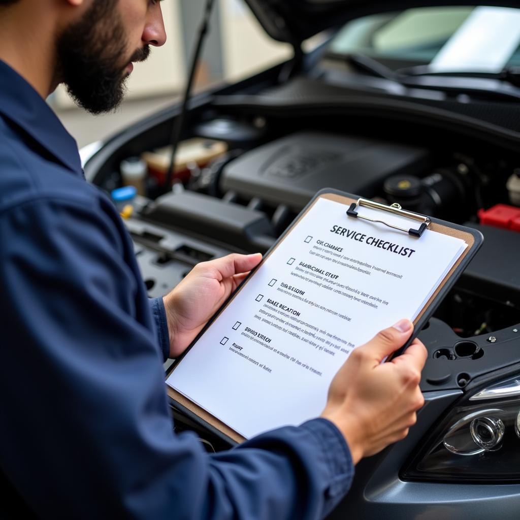 Car Service Checklist