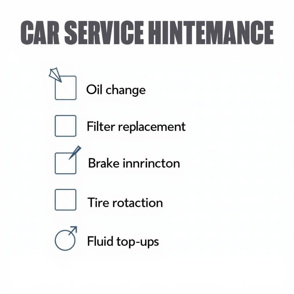 Car Service Checklist