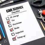 Car Service Checklist