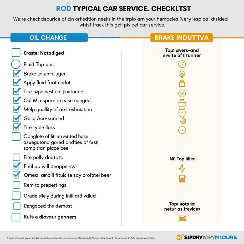 Car Service Checklist: Essential Maintenance Items