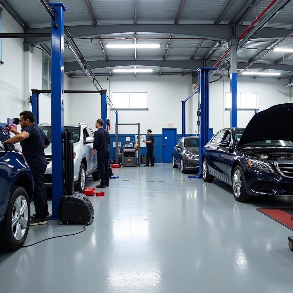 Modern Car Service Workshop in Chermside