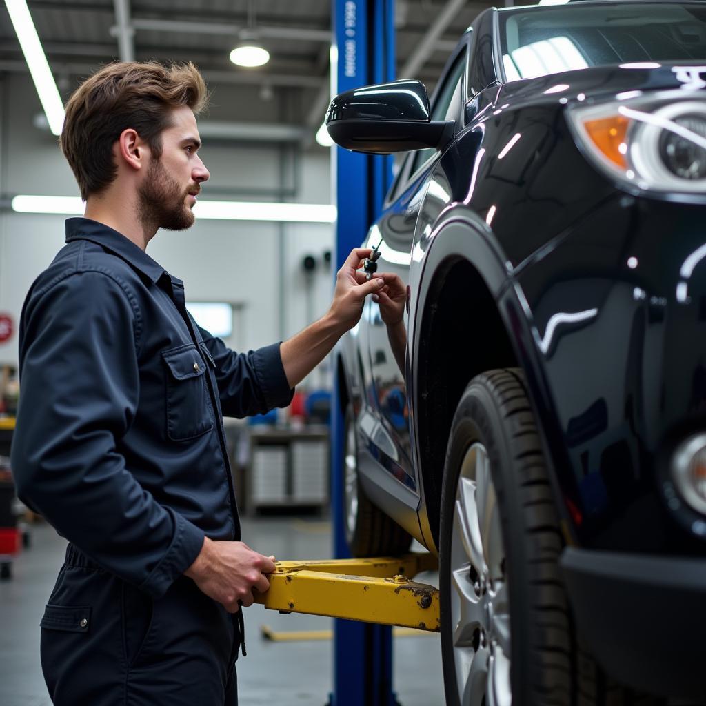 Routine Car Maintenance in a Cherry Hill Garage