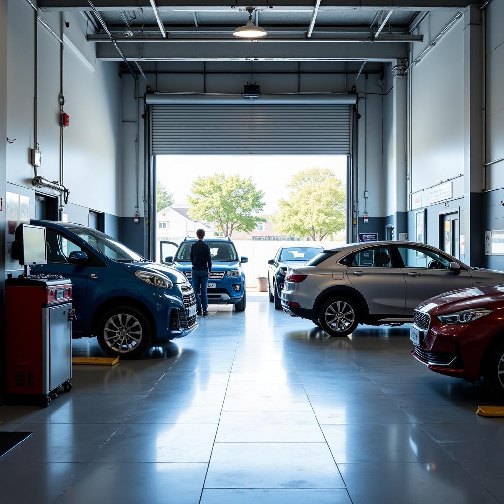 Modern Car Service Garage in Chester Le Street