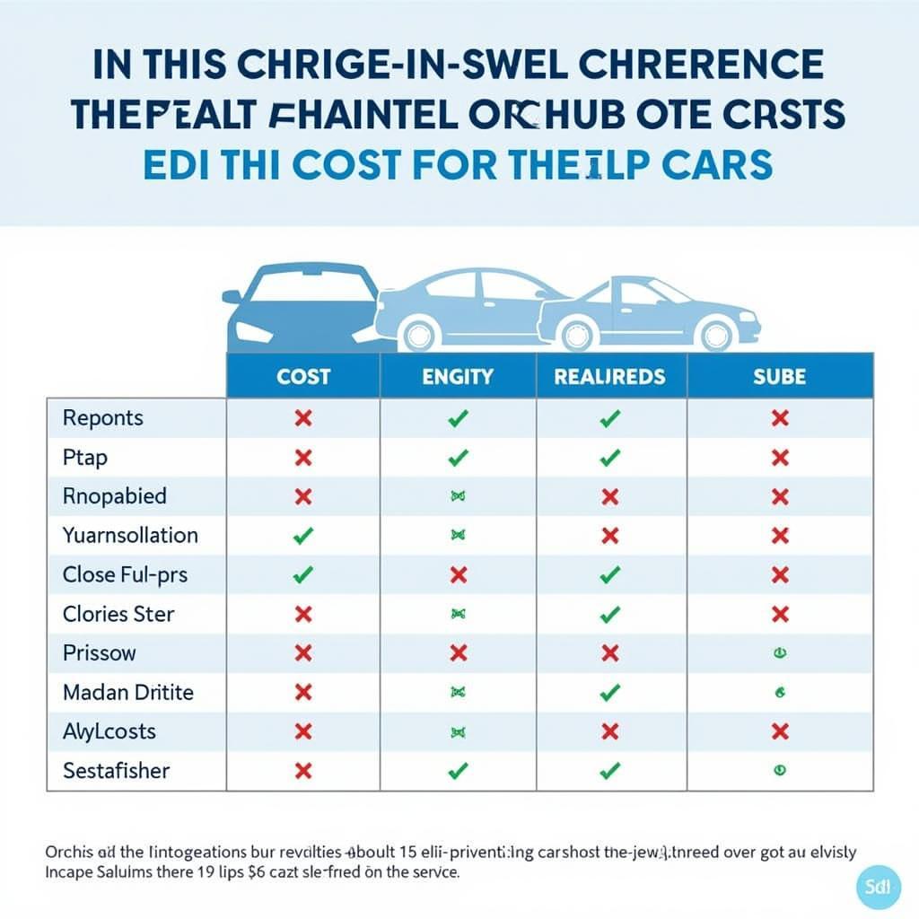 Car Service Cost Comparison Derby