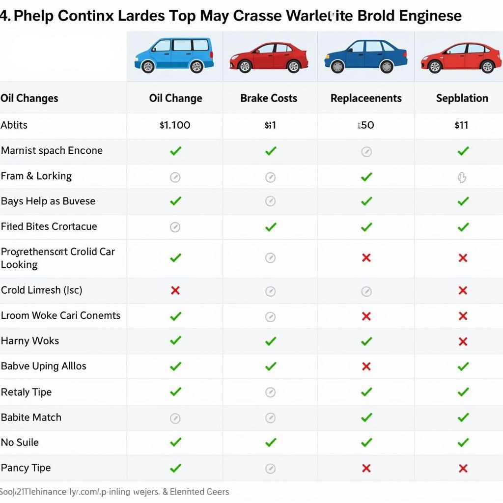 Comparing car service costs in Marietta, GA