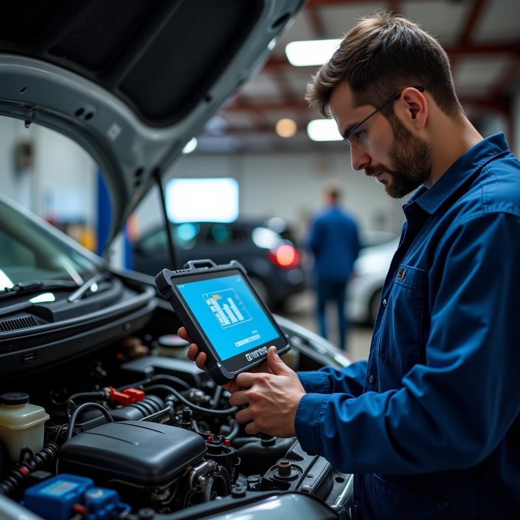 Diagnostic Tools in a Car Service Department