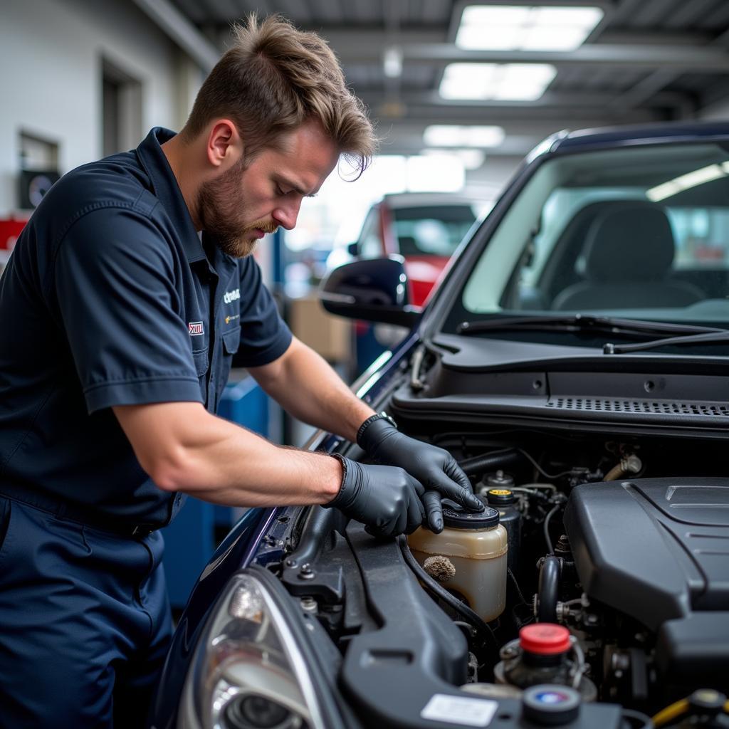 Routine Maintenance Check at a Dundrum Car Service Centre