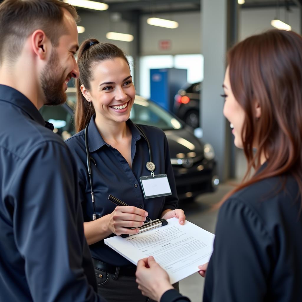 Customer Service Consultation at East Windsor NJ Car Service