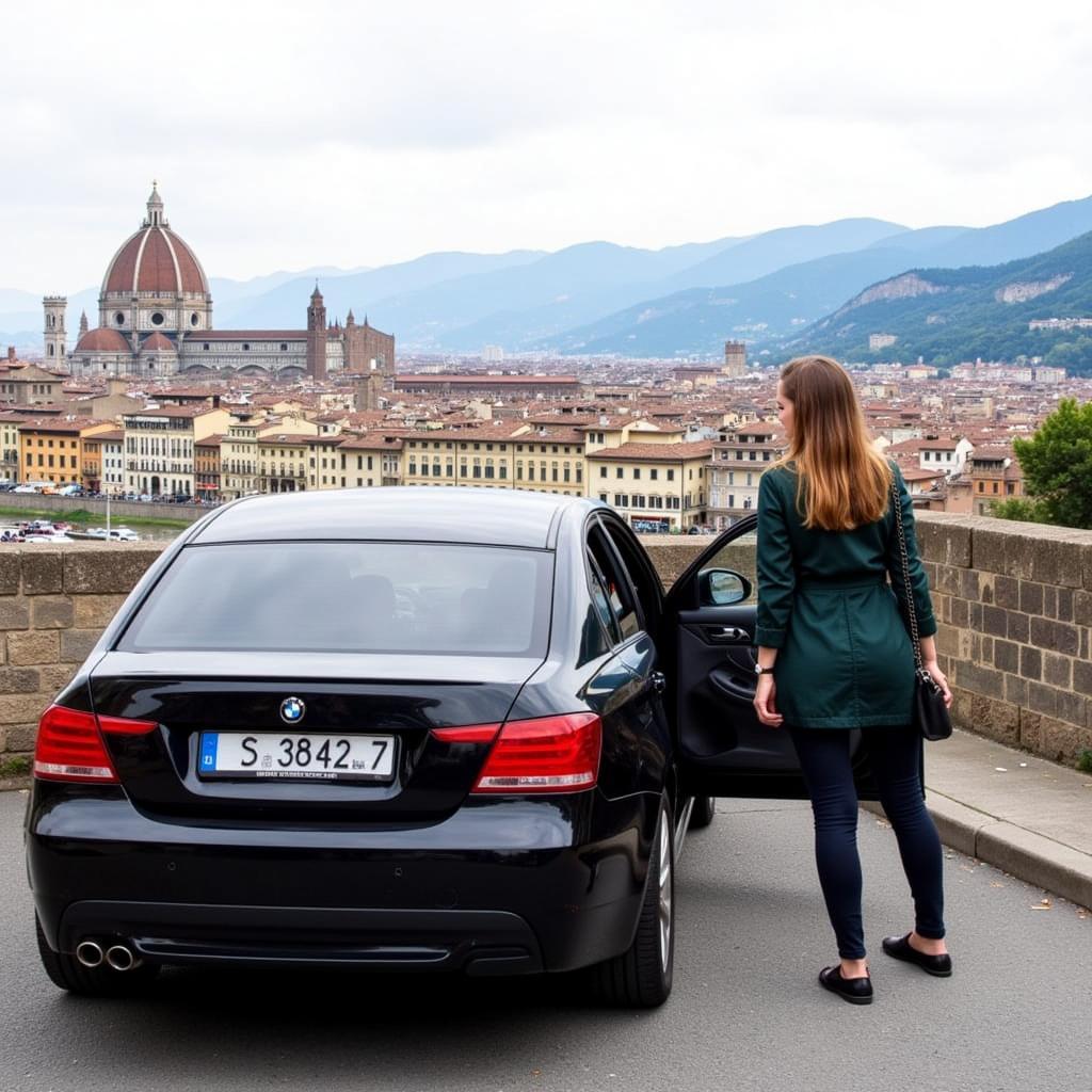 Arrival in Florence with Car Service - Duomo View