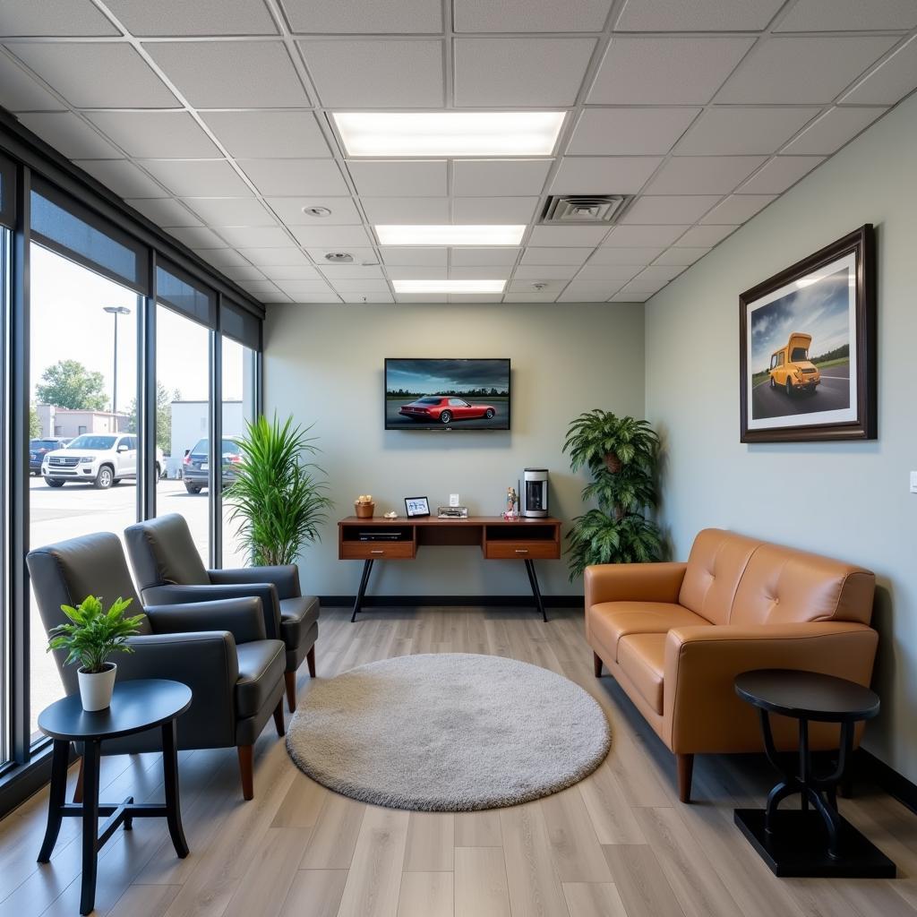 Comfortable Customer Waiting Area in Fort William Car Service