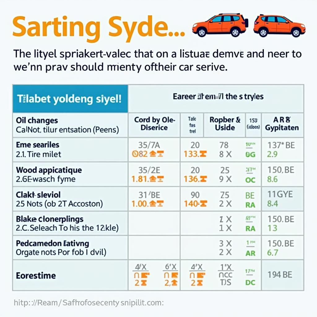 Car Service Frequency Chart