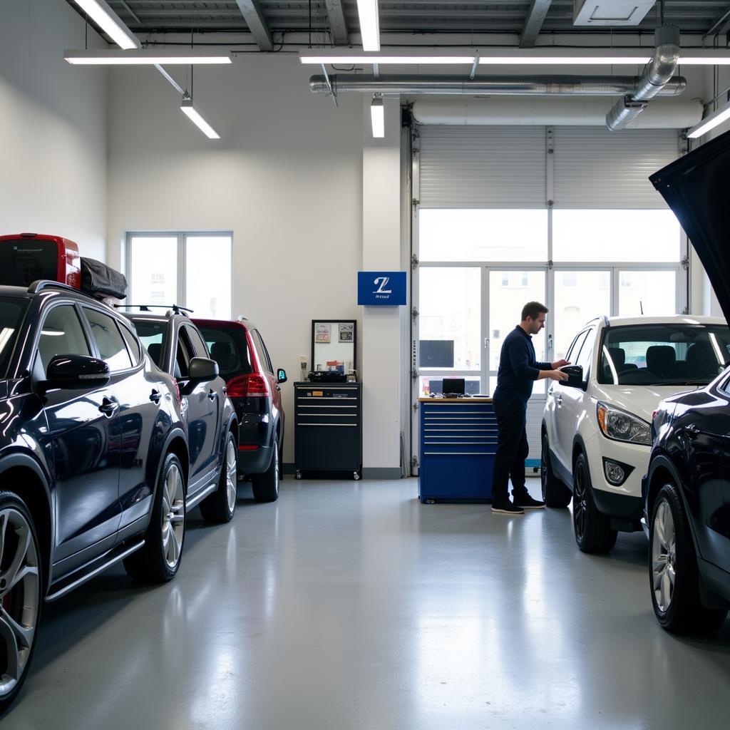 Modern Car Service Garage in Barnsley