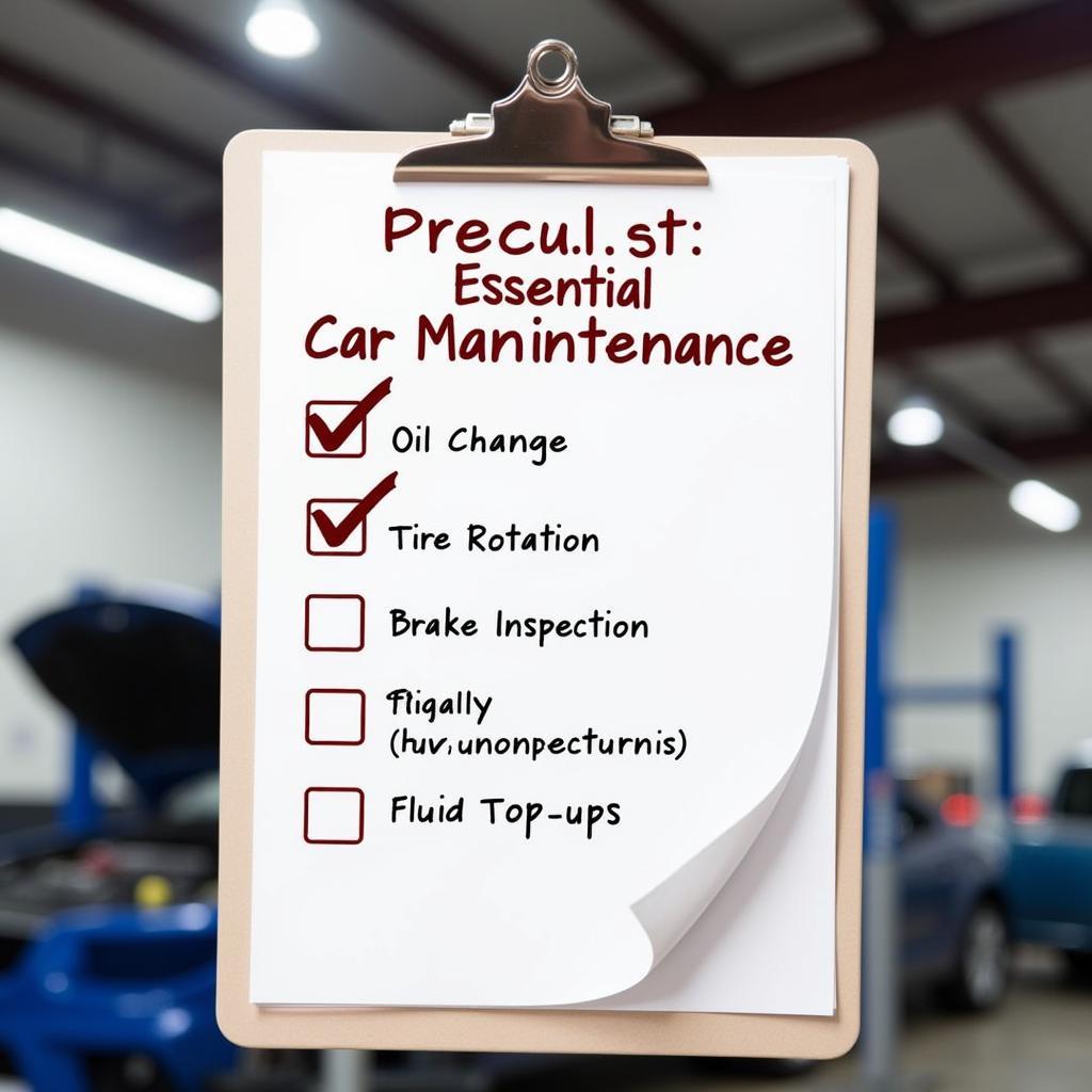 Regular Car Maintenance Checklist in Geebung