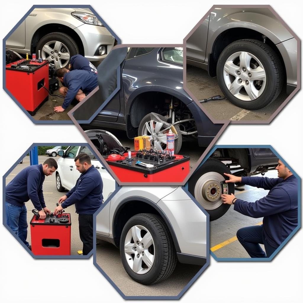 Routine car maintenance in Germiston