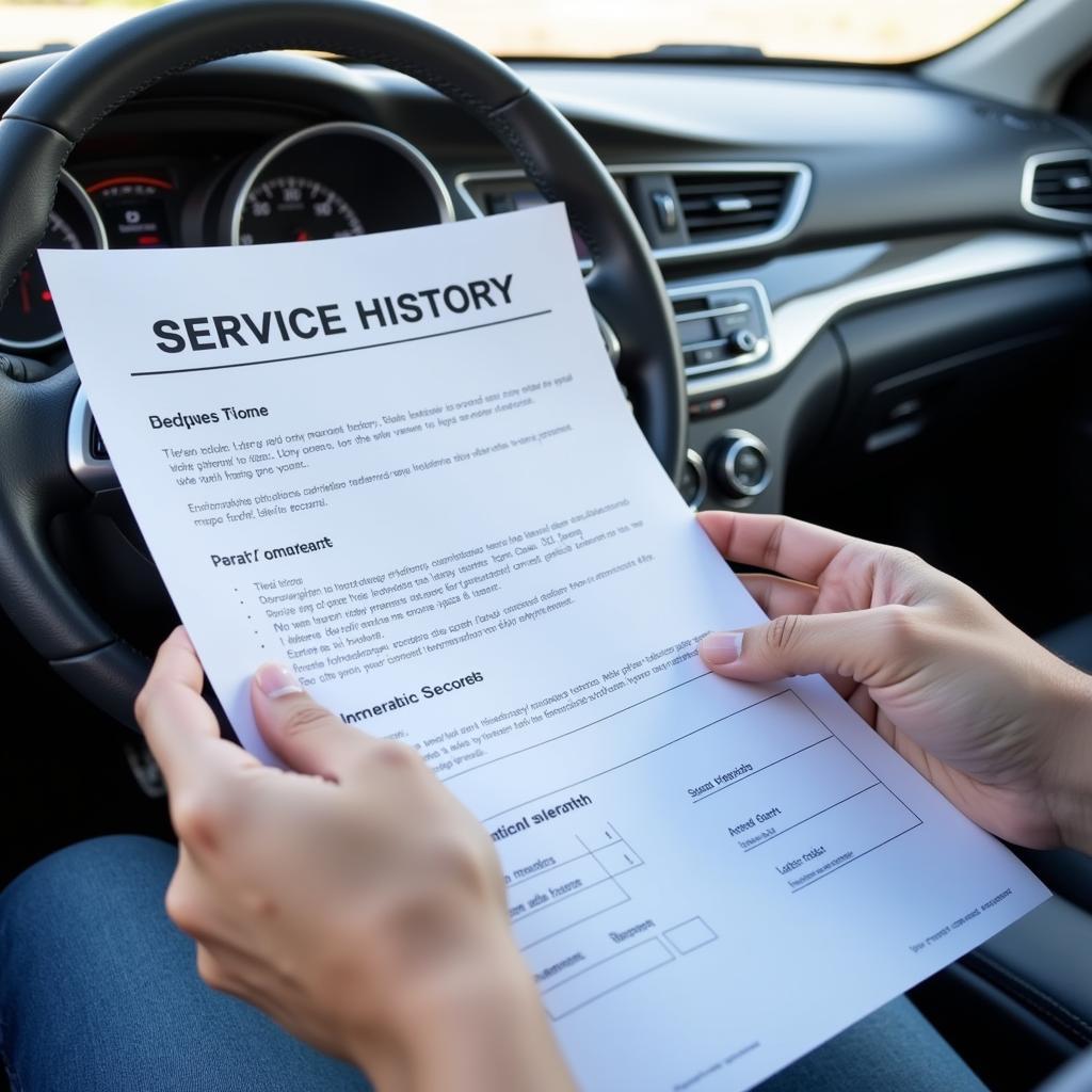 Checking Car Service History