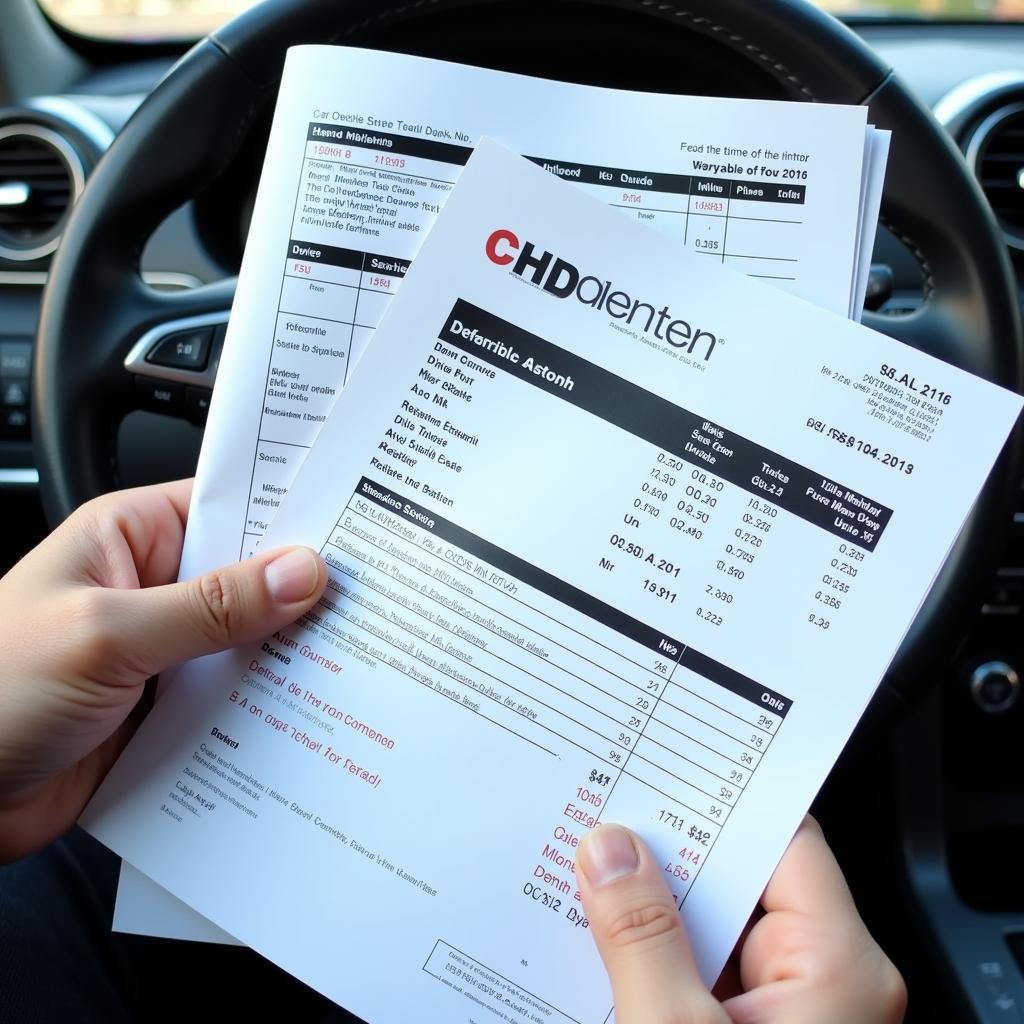 Car Service History Check Documents